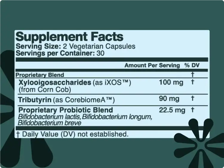 Bioma Probiotics ingredients
